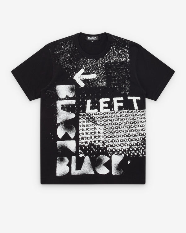 Black Comme des Garçons - Black Left T-Shirt - (Black)