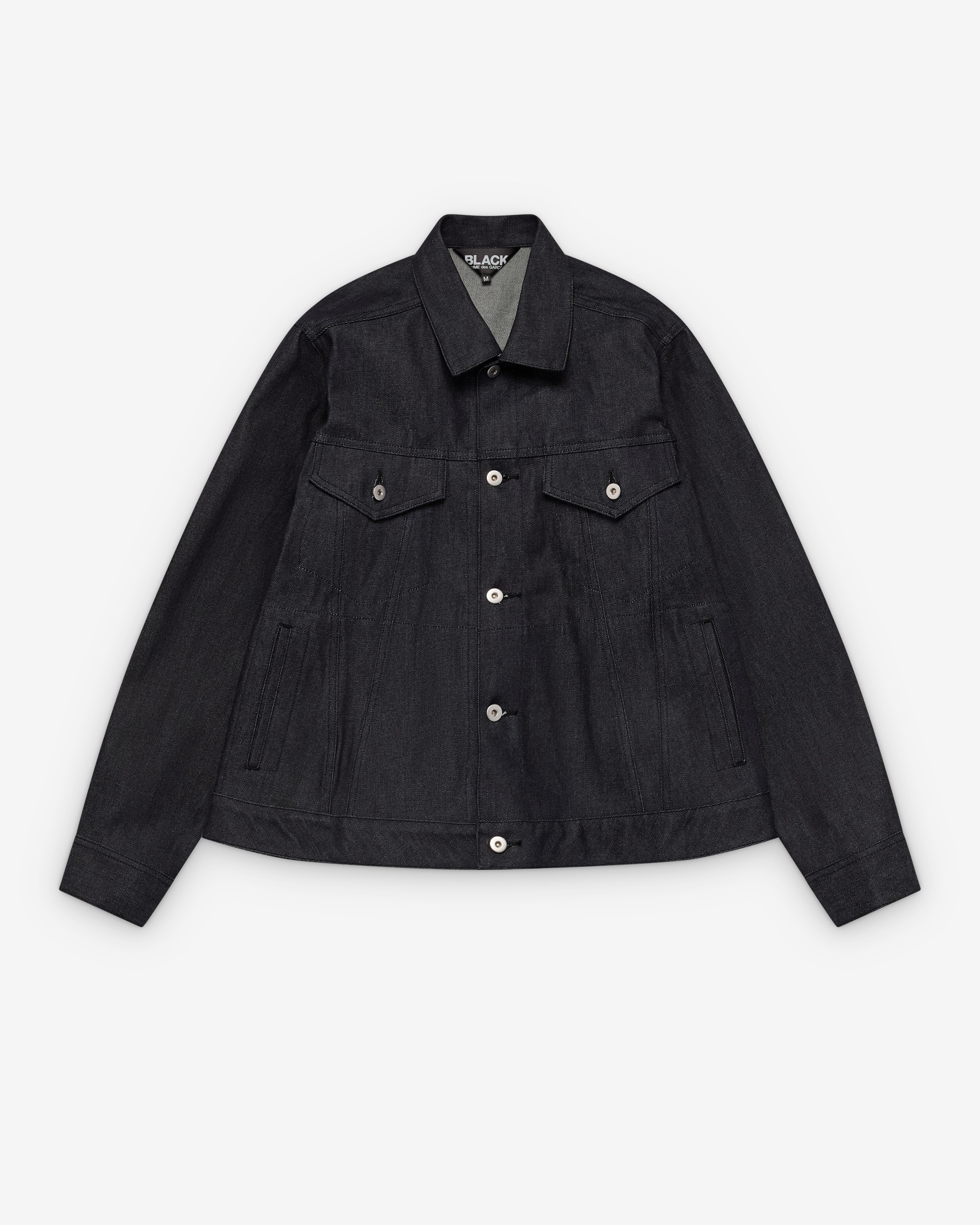 Black Comme des Garçons: Denim Jacket (Indigo) | Dover Street
