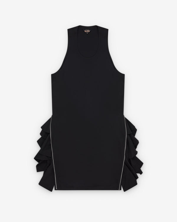 Black Comme des Garçons - Frilled Zip Dress - (Black)