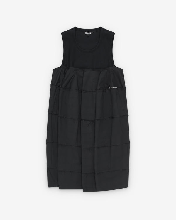 Black Comme des Garçons - Frayed Hem Dress - (Black)