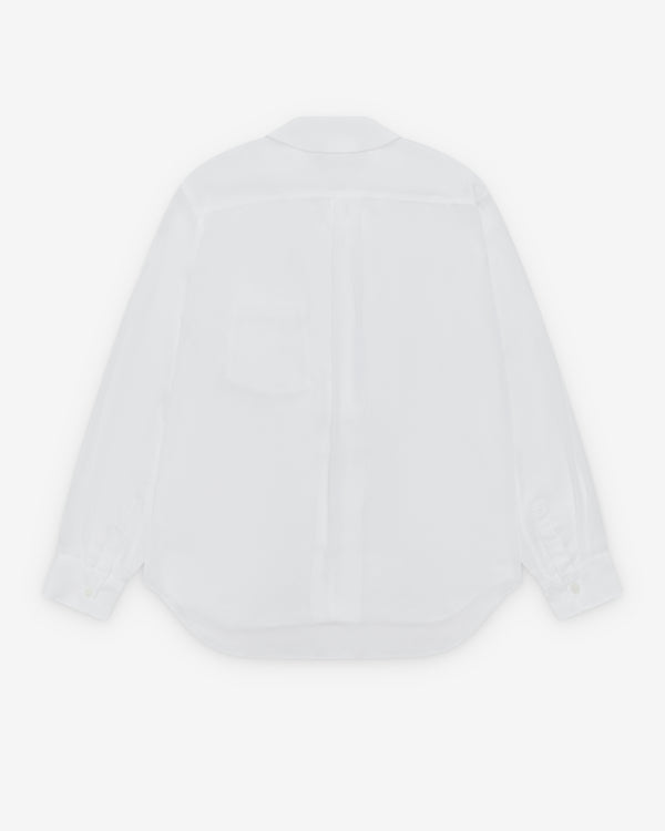 Black Comme des Garçons - Bow Front Shirt - (White)
