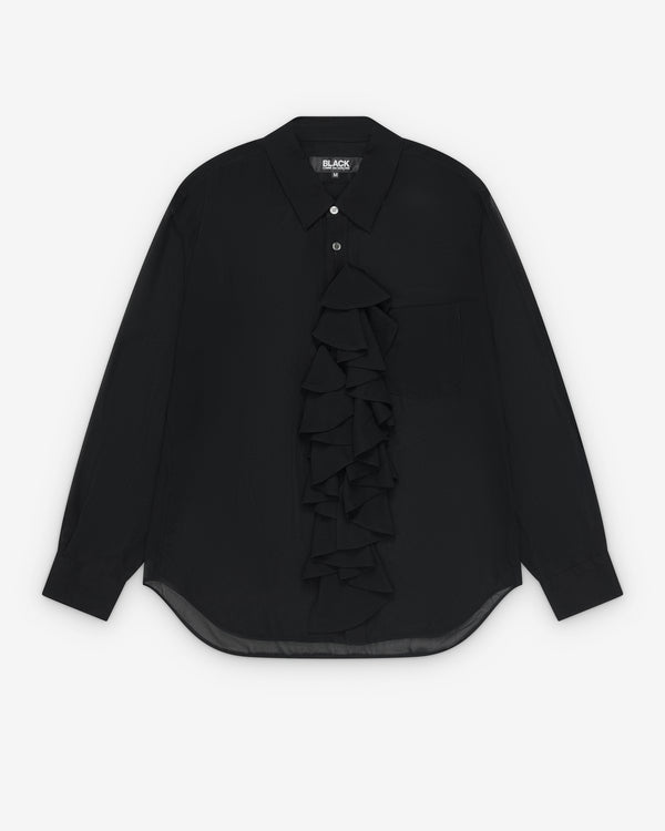 Black Comme des Garçons - Ruffle Shirt - (Black)