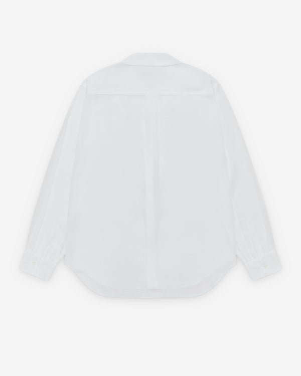 Black Comme des Garçons - Ruffle Shirt - (White)