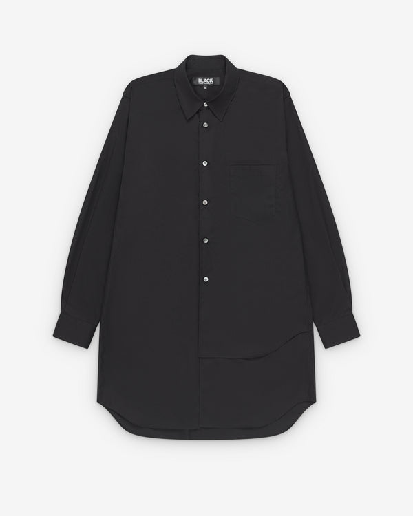 Black Comme des Garçons - Curved Shirt Dress - (Black)