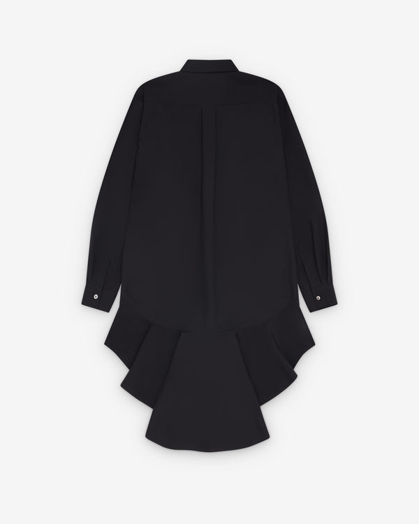 Black Comme des Garçons - Frilled Hem Shirt - (Black)