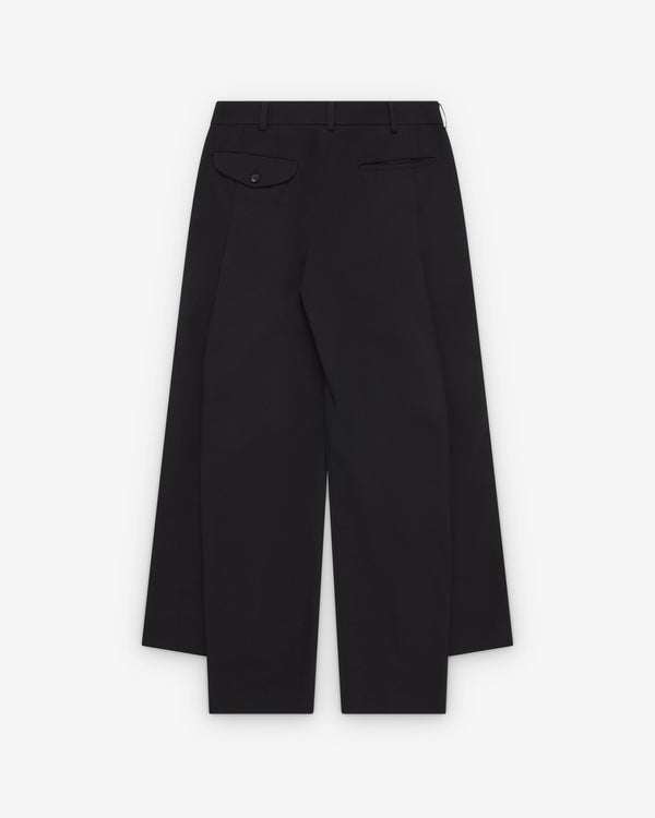 Black Comme des Garçons - Side Panel Trousers - (Black)