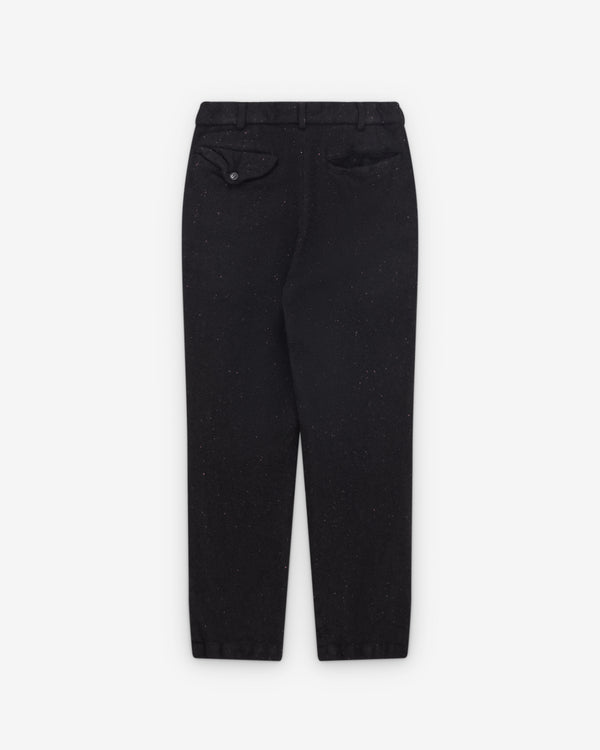 Black Comme des Garçons - Speckled Cut-Out Trousers - (Black/Pink)