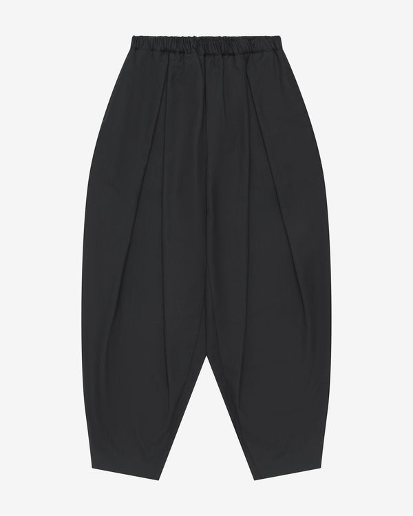 Black Comme des Garçons - Pleated Wide Leg Trousers - (Black)
