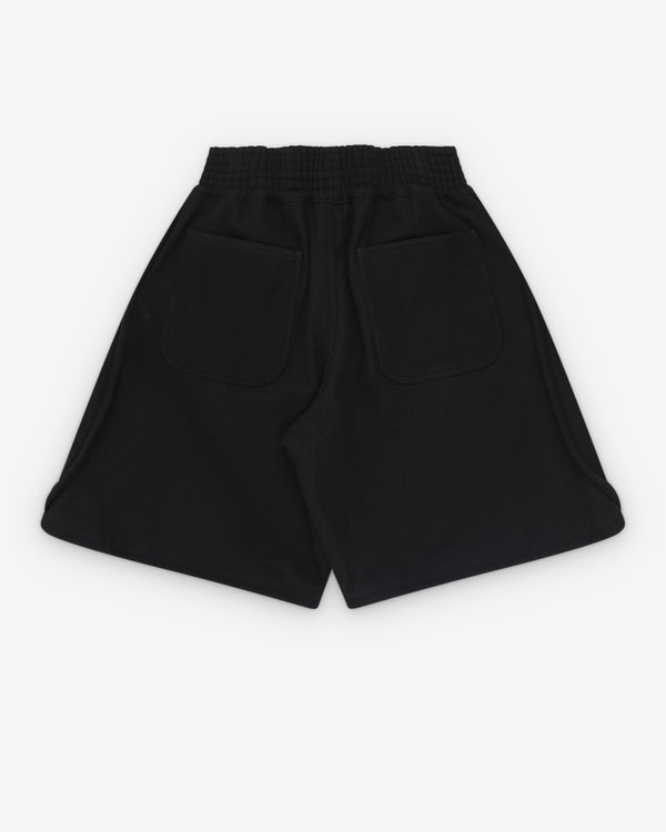 Black Comme des Garçons - Wide Leg Shorts - (Black)