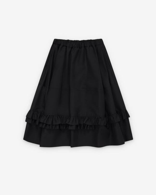 Black Comme des Garçons - Frilled Skirt - (Black)