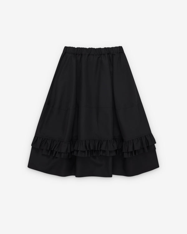 Black Comme des Garçons - Frilled Skirt - (Black)