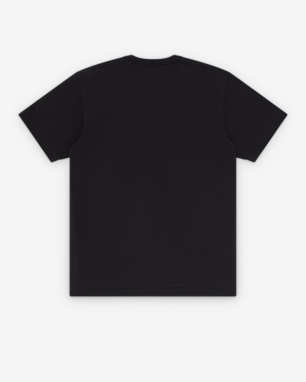 Black Comme des Garçons - Men's Paint Print T-Shirt - (Black)