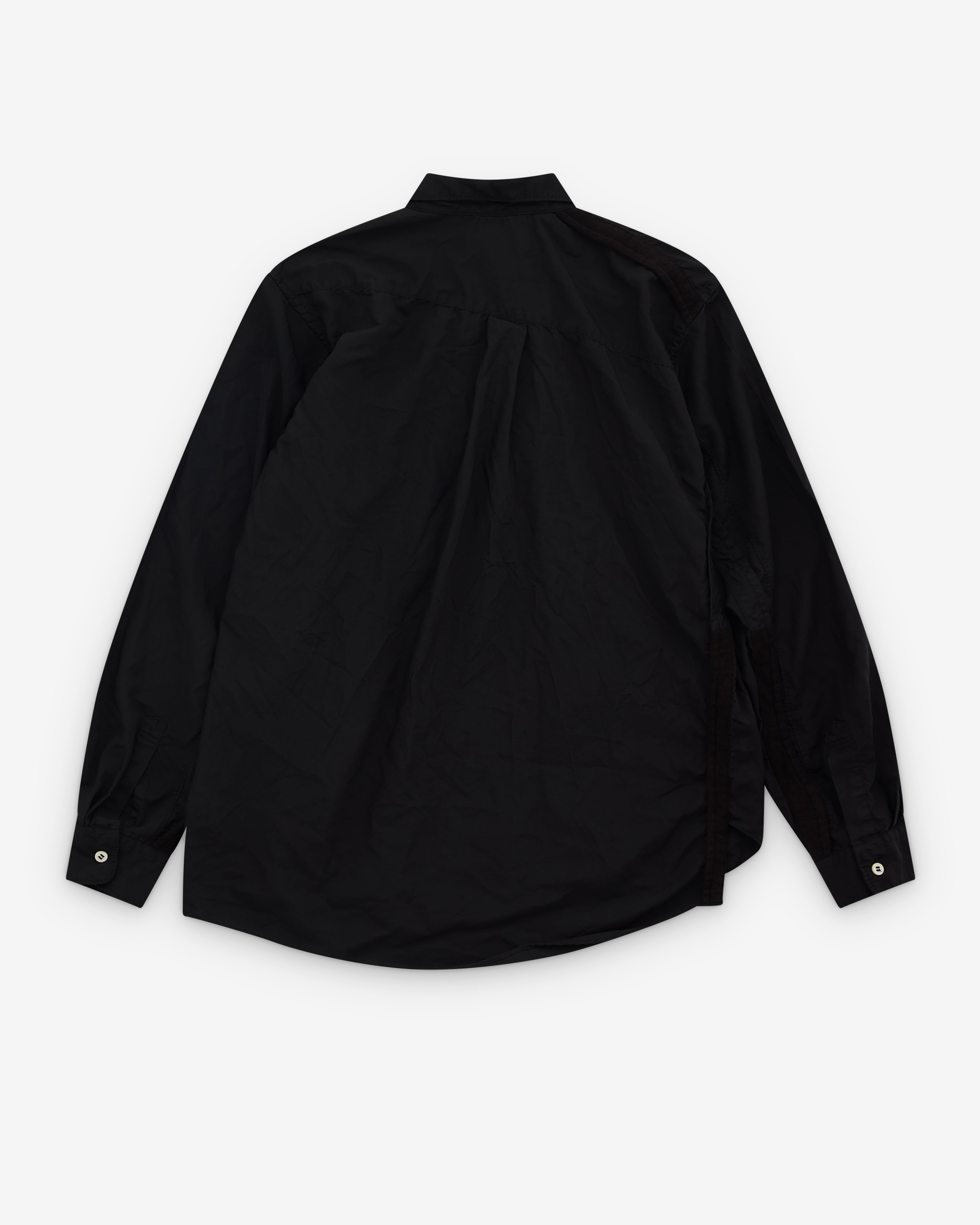 Black Comme des Garçons: Asymmetric Shirt (Black) | Dover Street