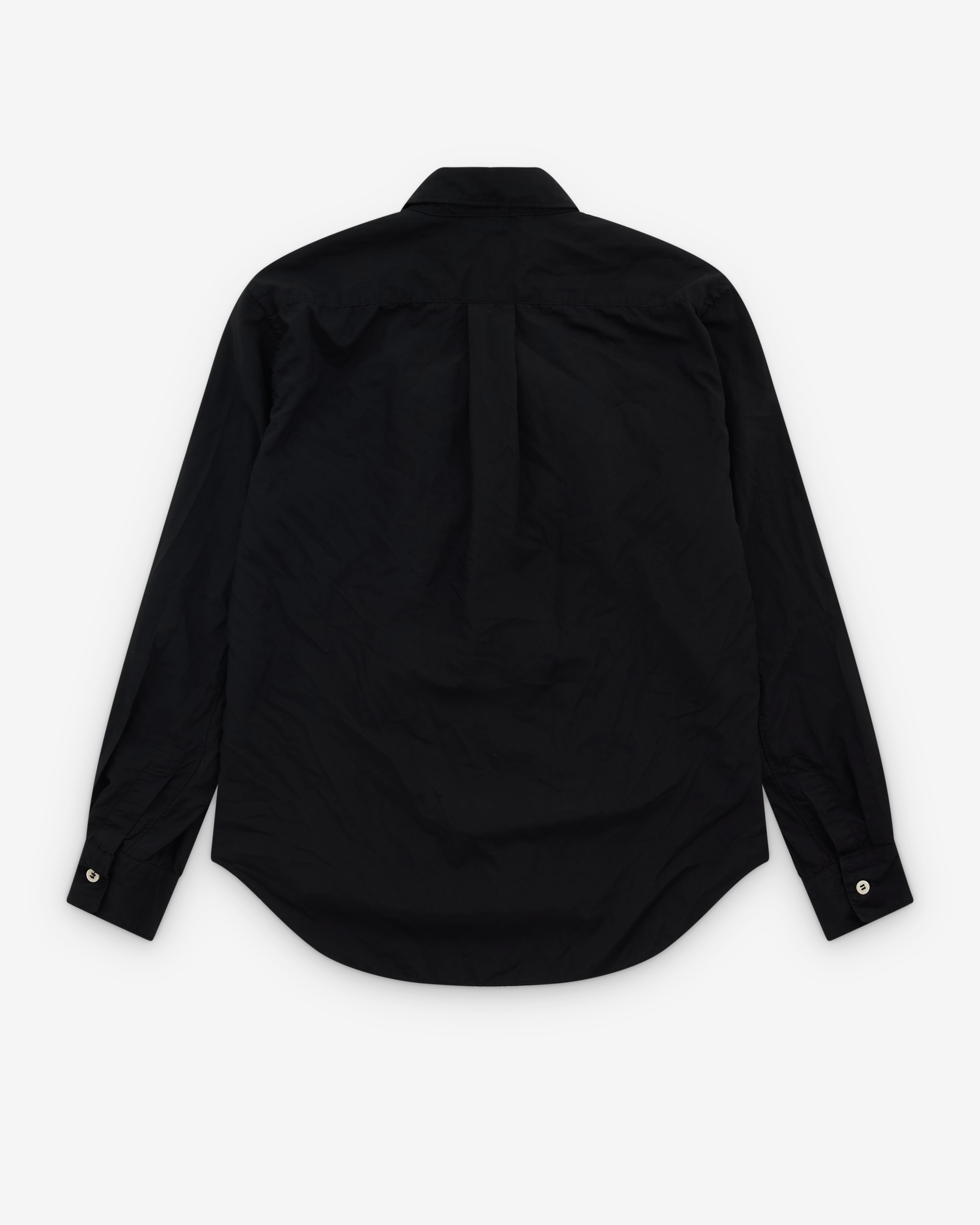 Black Comme des Garçons: Triple Buckle Shirt (Black) | Dover