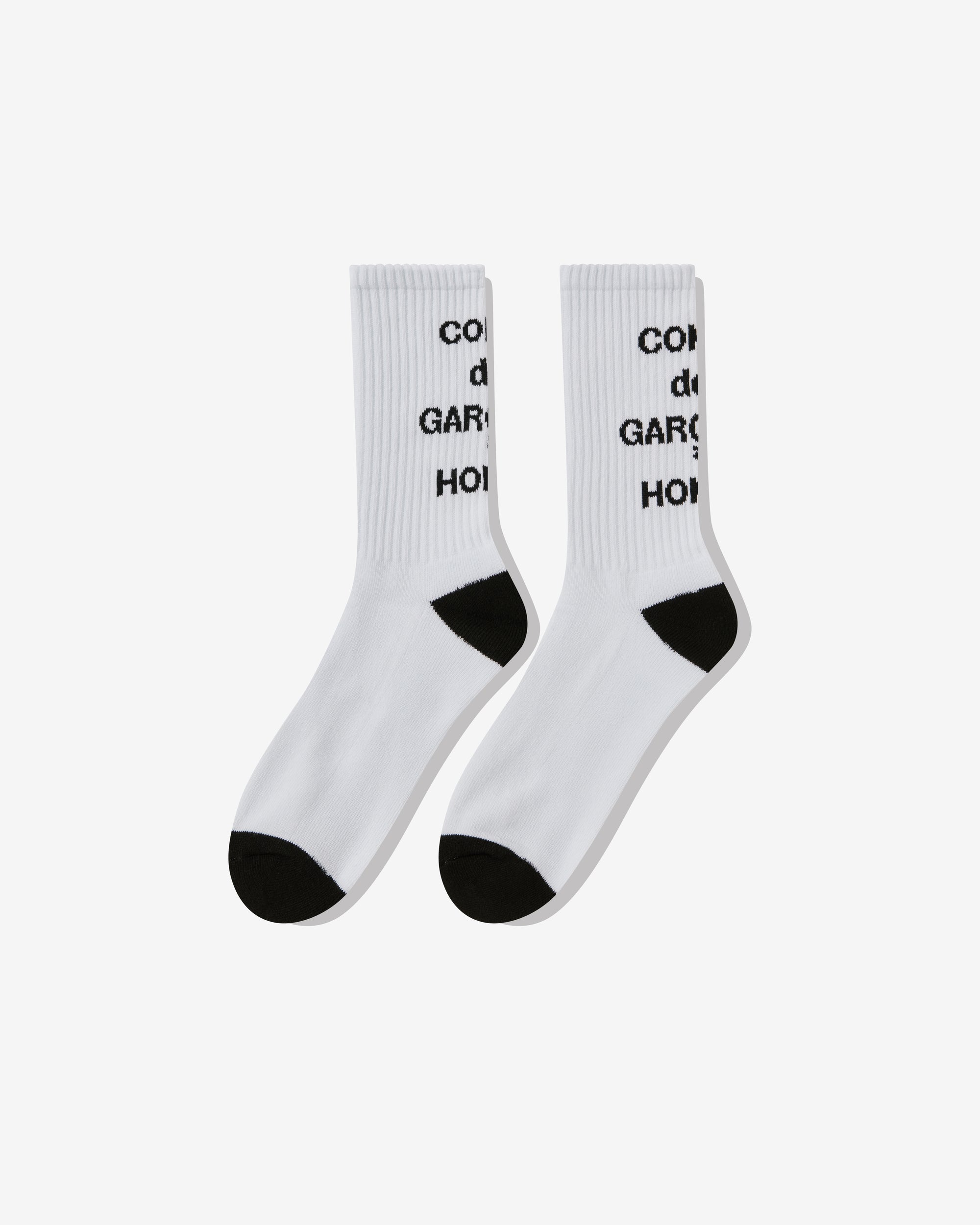 Homme Socks Cdg Socks Price Comme Des Garçons Homme: Logo Socks