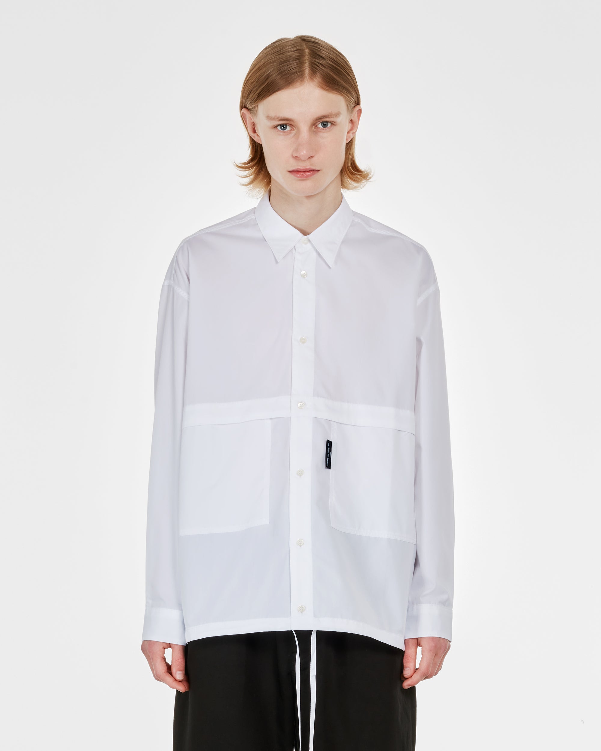 Comme des Garçons Homme - Men's Cotton Shirt - (White) view 2