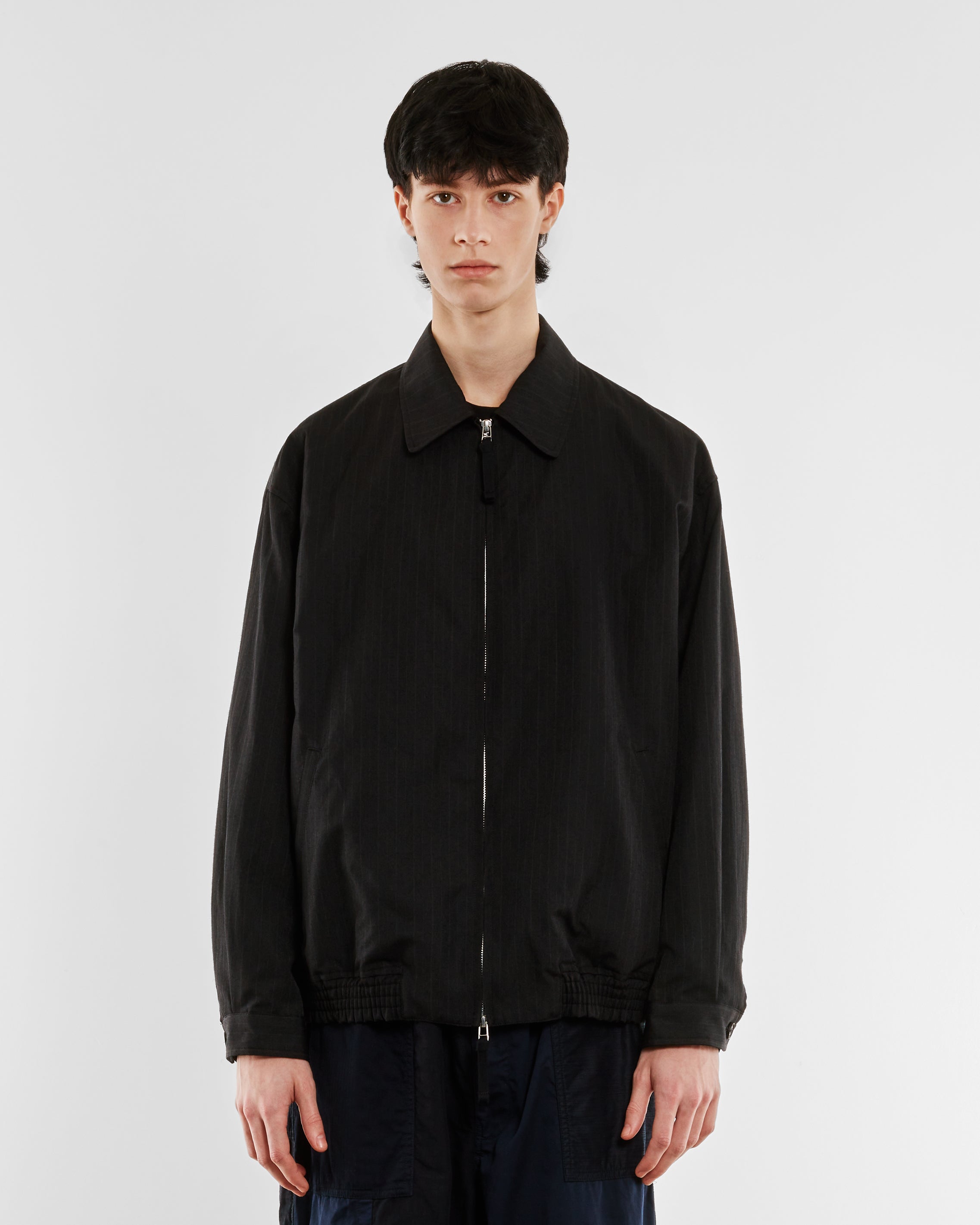 Comme des Garçons Homme - Harrington Jacket - (Black Stripe)