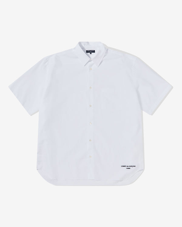Comme des Garçons Homme - Men's Short Sleeve Shirt - (White)