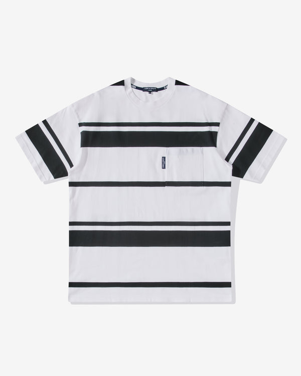 Comme des Garçons Homme - Striped T-Shirt - (White/Black)