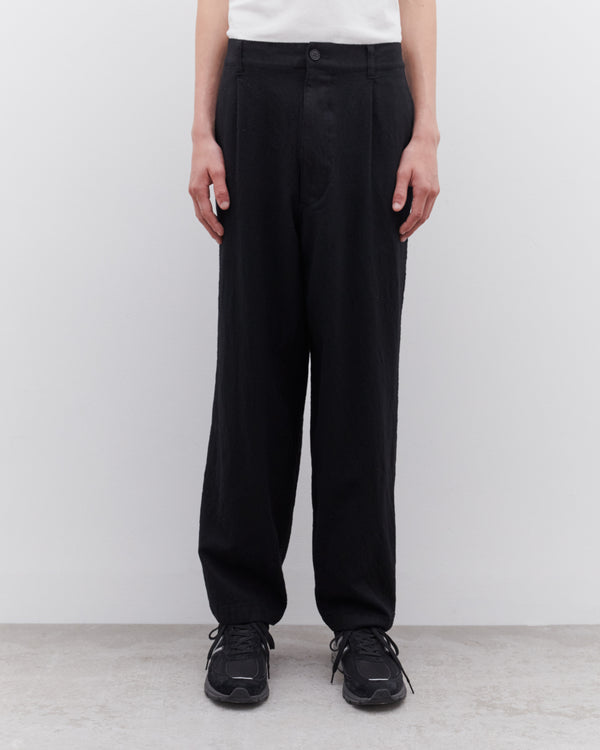 Comme des Garçons Homme - Men's Garment Milled Pants - (Black)