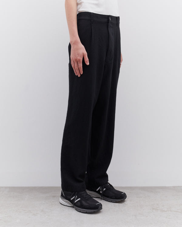 Comme des Garçons Homme - Men's Garment Milled Pants - (Black)
