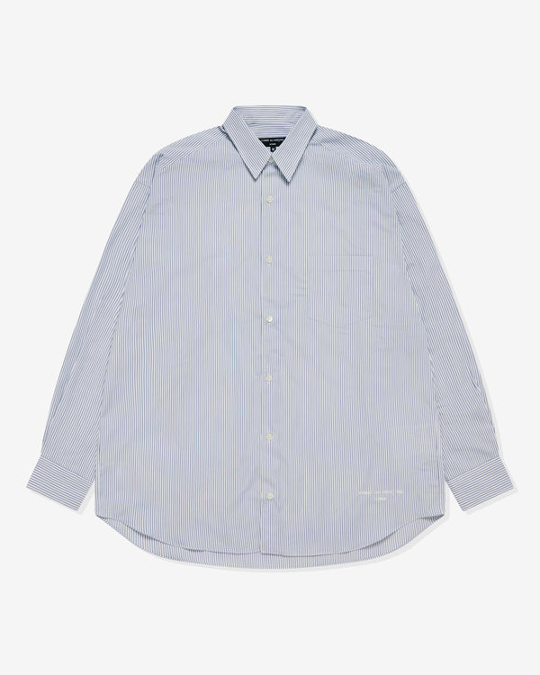 Comme des Garçons Homme - Men's Logo Stripe Shirt - (White/Black)