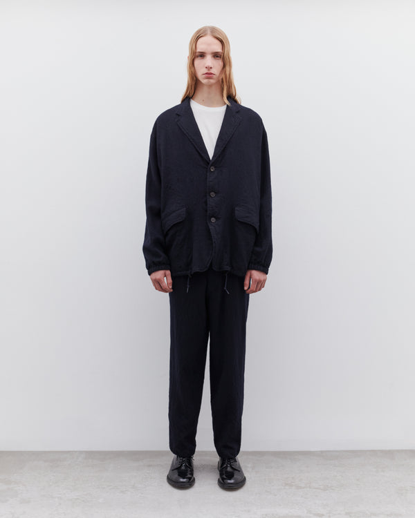 Comme des Garçons Homme - Men’s Garment Milled Sports Jacket - (Navy)