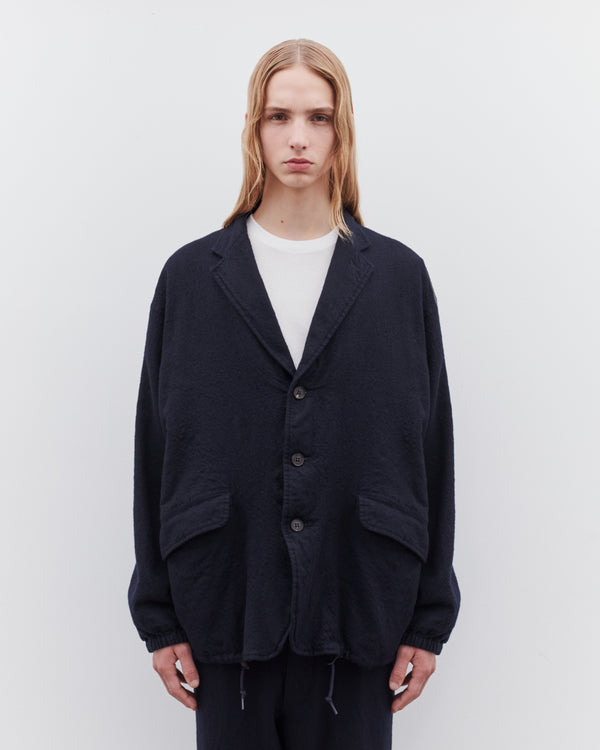 Comme des Garçons Homme - Men’s Garment Milled Sports Jacket - (Navy)