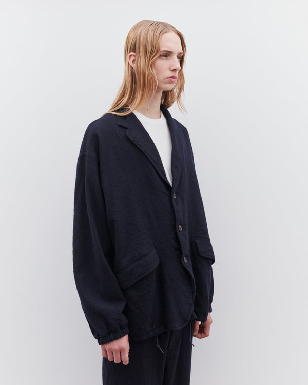 Comme des Garçons Homme - Men’s Garment Milled Sports Jacket - (Navy)