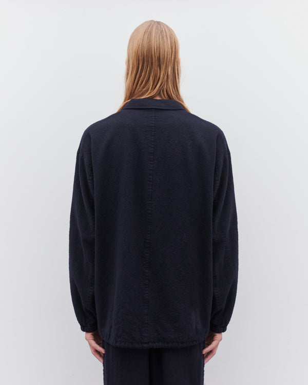 Comme des Garçons Homme - Men’s Garment Milled Sports Jacket - (Navy)