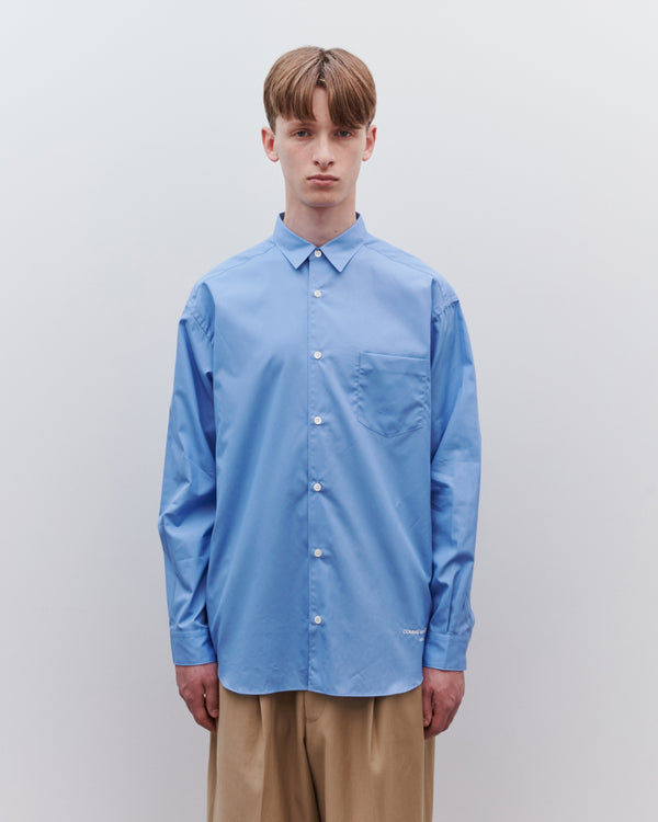 Comme des Garçons Homme - Men’s Cotton Broad Shirt - (Blue)
