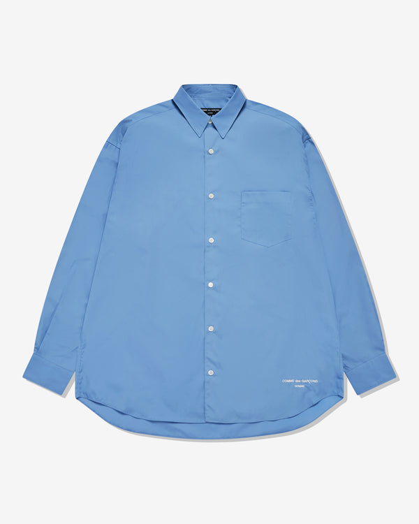 Comme des Garçons Homme - Men's Cotton Broad Shirt - (Blue)