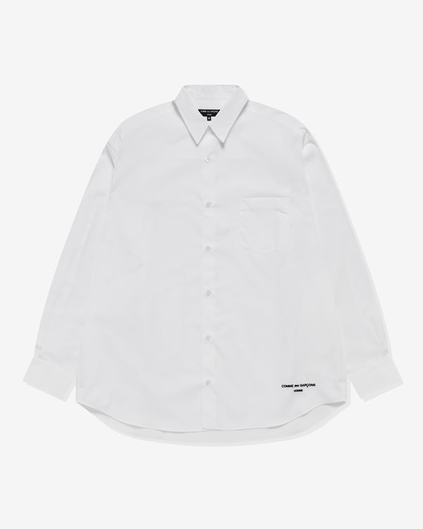 Comme des Garçons Homme - Men's Cotton Broad Shirt - (White)