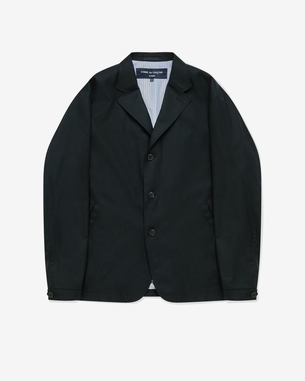 Comme des Garçons Homme - Men's Wool Gabardine Sports Jacket - (Navy)