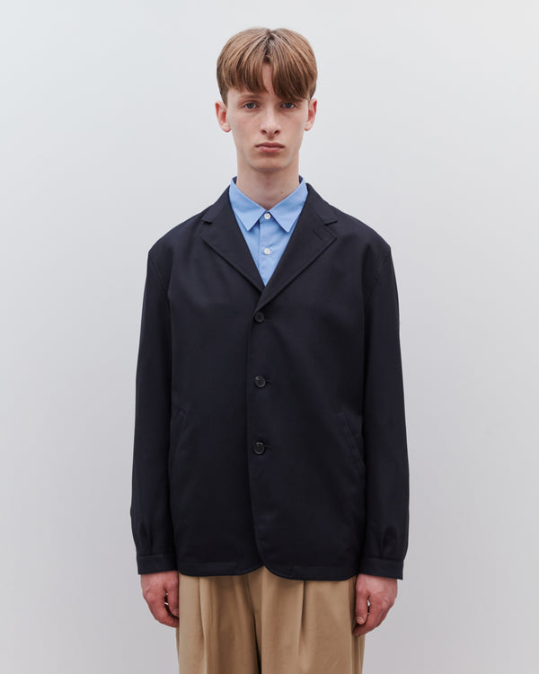 Comme des Garçons Homme - Men’s Wool Gabardine Sports Jacket - (Navy)