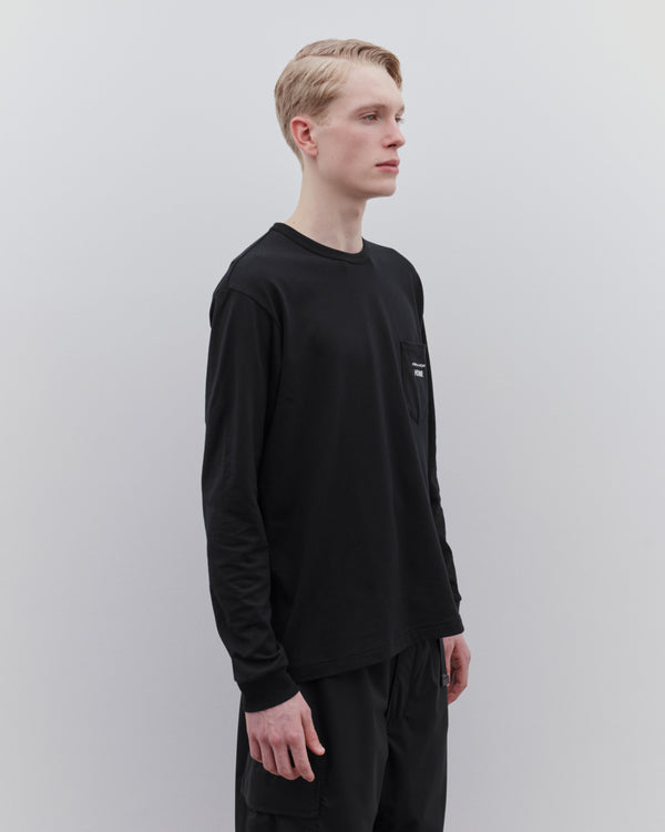 CDG Homme - Men’s Long Sleeve T-Shirt - (Black)