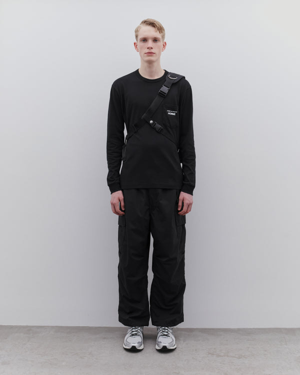 CDG Homme - Men’s Long Sleeve T-Shirt - (Black)
