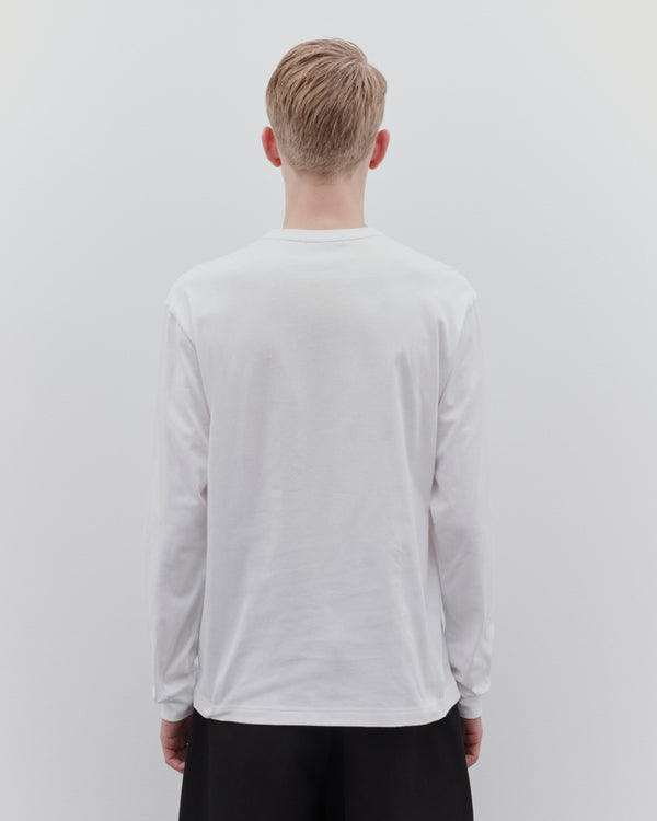 CDG Homme - Men’s Long Sleeve T-Shirt - (White)