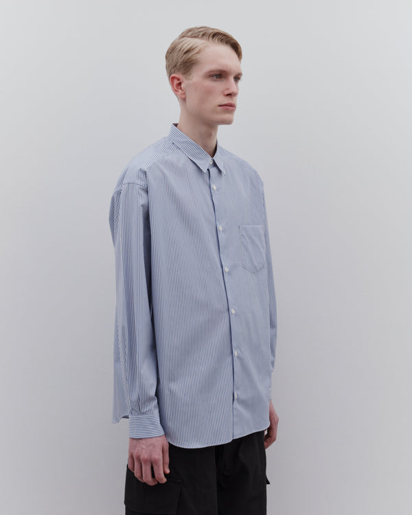 CDG Homme - Men’s Cotton Stripe Shirt - (Blue)