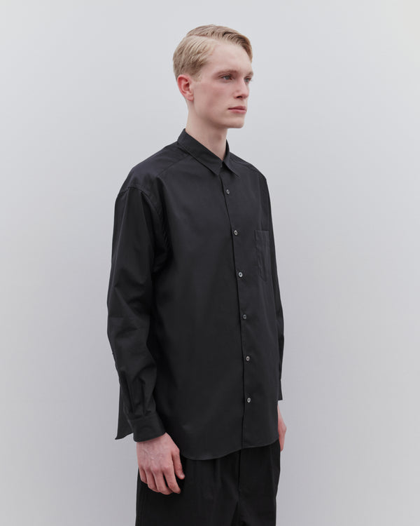 CDG Homme - Men’s Cotton Broad Shirt - (Black)