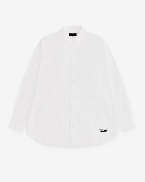 CDG Homme - Men’s Logo Shirt - (White)