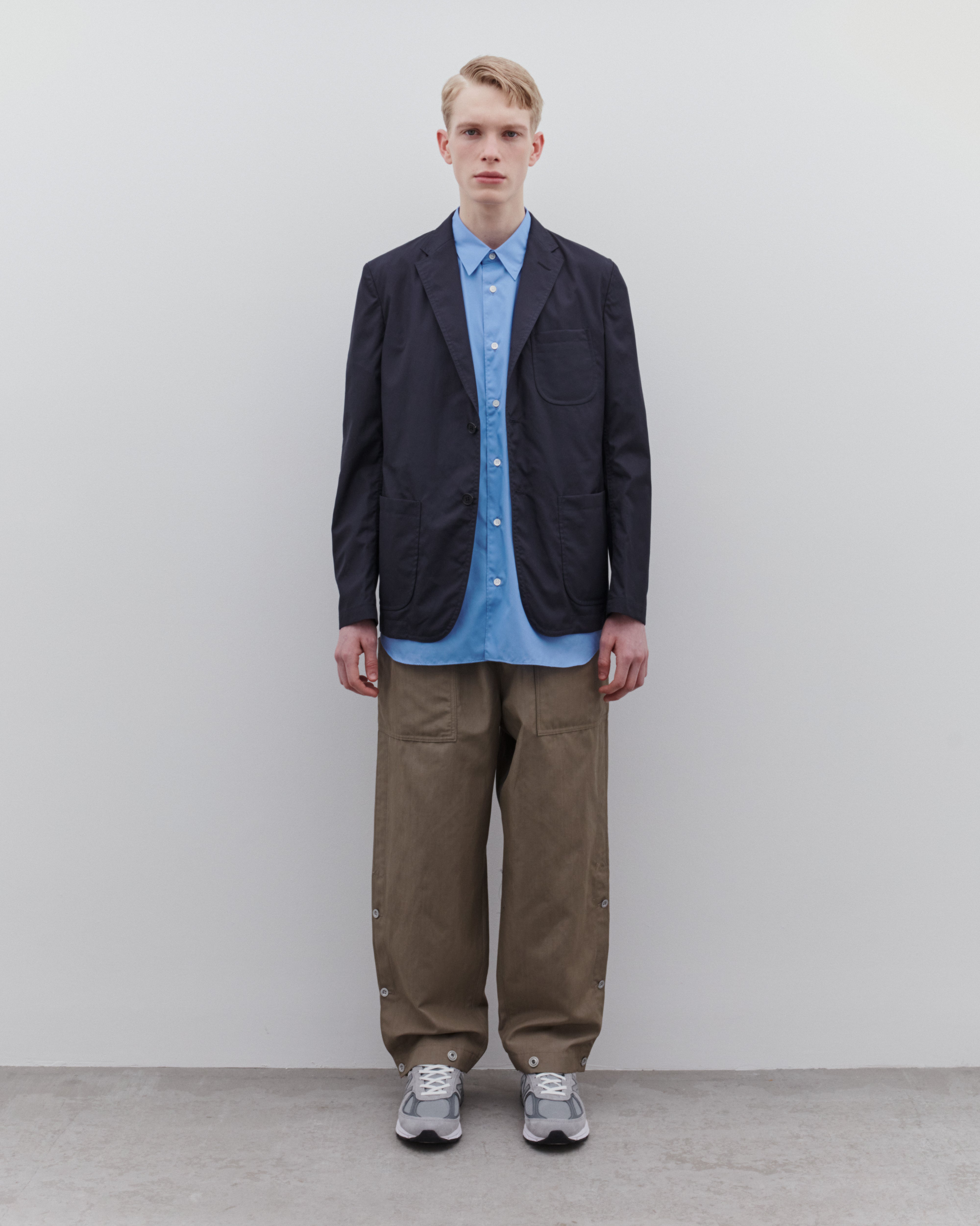 CDG Homme: Men's Cotton Jacket (Navy) | Dover Street Market London