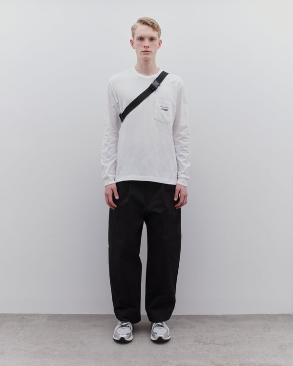CDG Homme - Men’s Long Sleeve T-Shirt - (White)