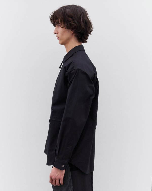 CDG Homme - Men’s Zip Shirt - (Black)