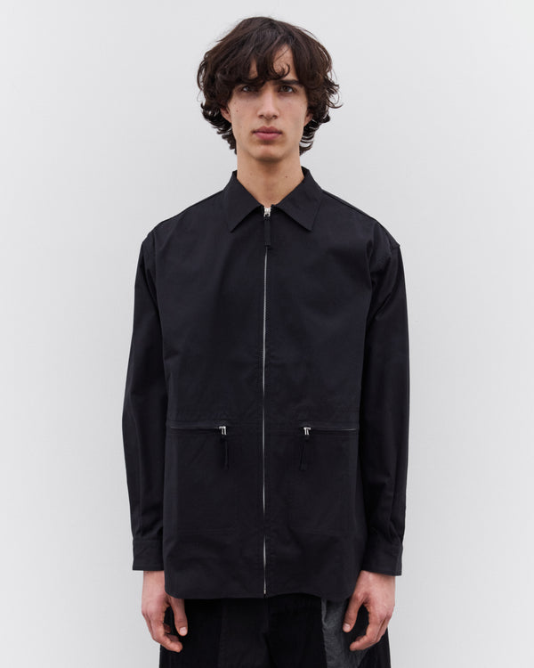 CDG Homme - Men’s Zip Shirt - (Black)