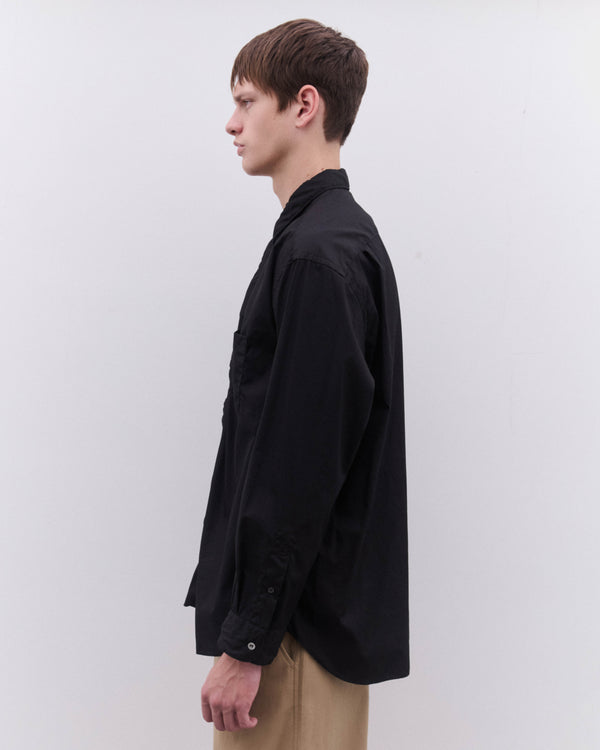 CDG Homme - Men’s Puckered Placket Shirt - (Black)