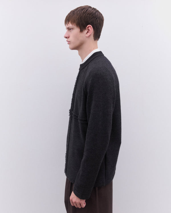 CDG Homme - Men’s Raglan Sleeve Sweater - (Grey)