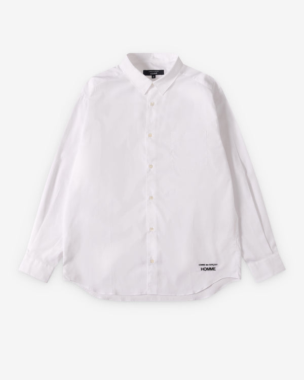 CDG Homme - Men’s Logo Shirt - (White)