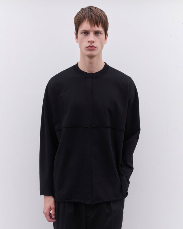 CDG Homme - Men’s Front Seam Pullover - (Black)