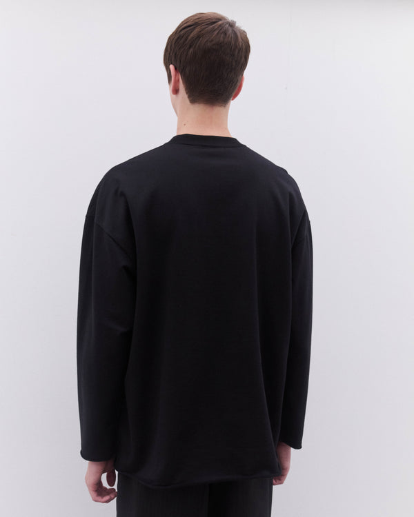 CDG Homme - Men’s Front Seam Pullover - (Black)